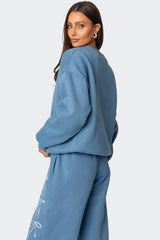 Bow Bliss Oversized Sweatshirt