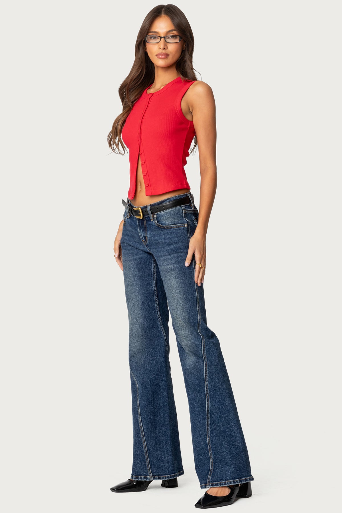 Basel Button Up Tank Top