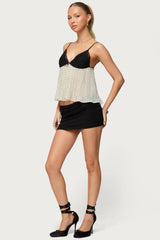 Rhian Lacey Pleated Babydoll Top