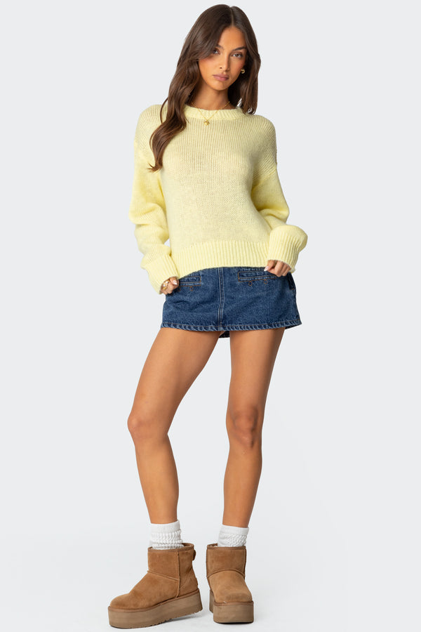 Kyrah Oversized Knit Sweater view 2