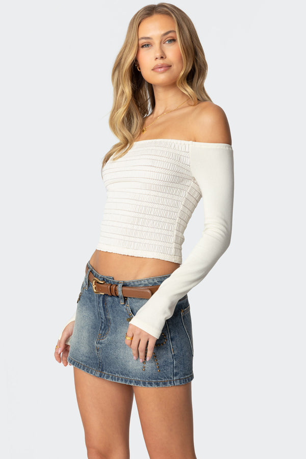Aurelie Off Shoulder Top view 2