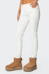 Berta Low Rise Skinny Jeans