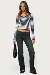 Solly Striped Long Sleeve T Shirt