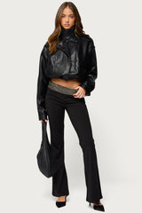 Maricela Sequin Bead Bootcut Pants