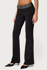 Maricela Sequin Bead Bootcut Pants