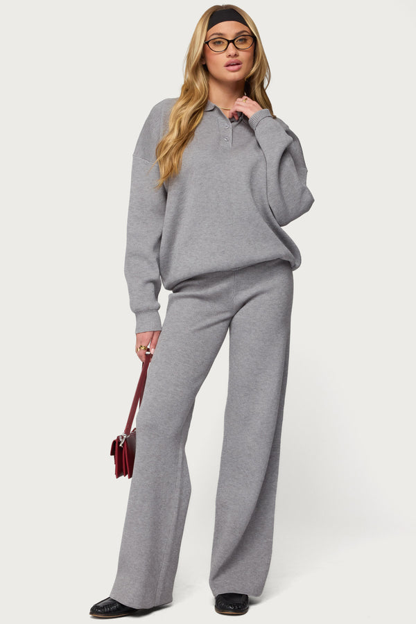 Lorie Wide Leg Knit Pants view 1