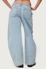 Jolie Low Rise Barrel Jeans