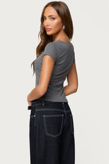 Ettalie Scoop Neck T Shirt