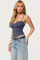Katanya Lace Up Top