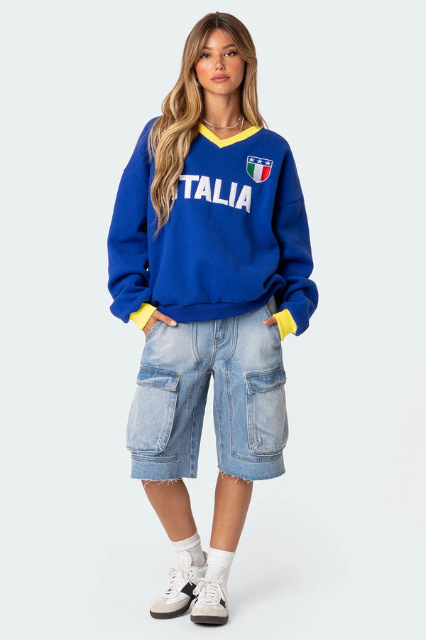 Italy Oversized Sweatshirt view 2