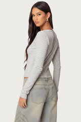 Jocelyn Striped Top