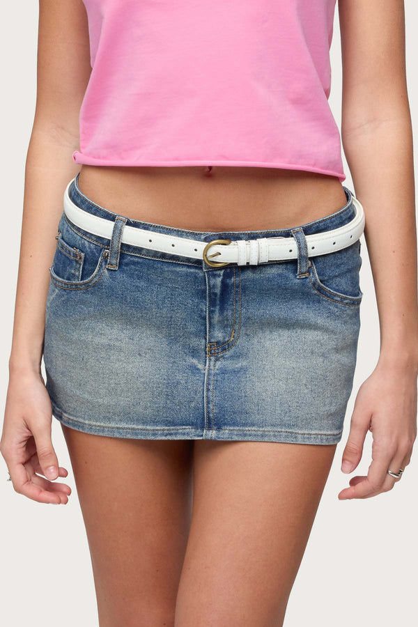 Goldey Faux Leather Belt view 1