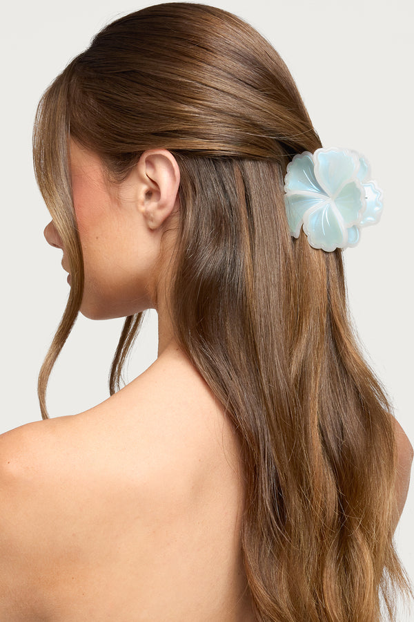 Iridescent Flower Claw Clip view 1