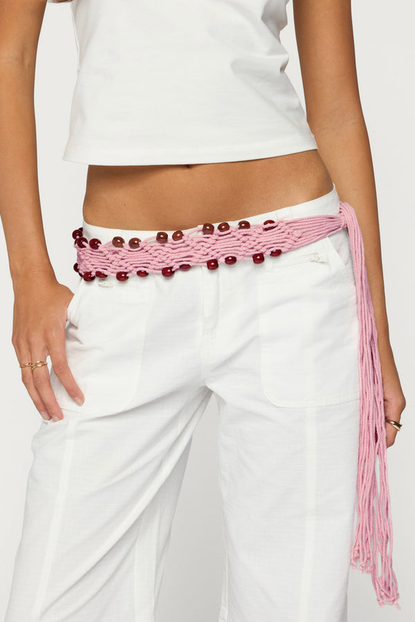 Beaded Crochet Belt view 1