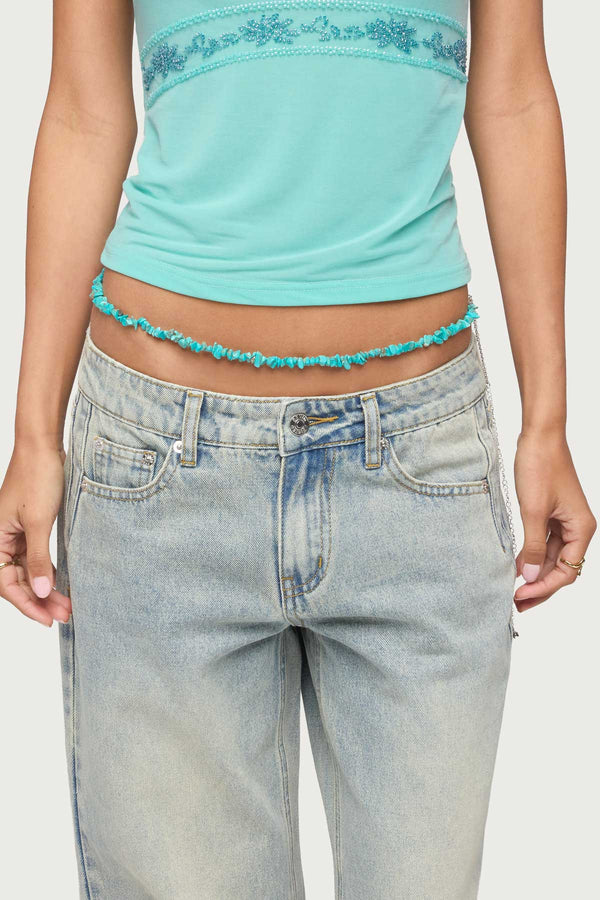 Stone Double Belly Chain view 1
