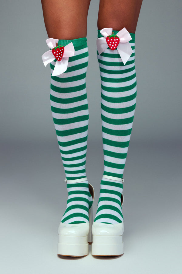 Berry Sweet Knee High Socks view 2