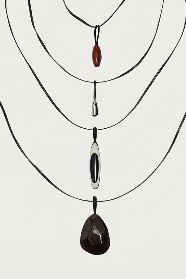 Tully Stone Cord Necklace Set view 2