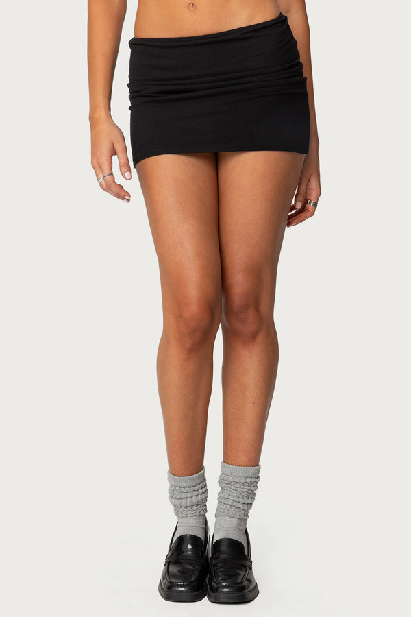 Aisha Low Rise Mini Skirt view 2