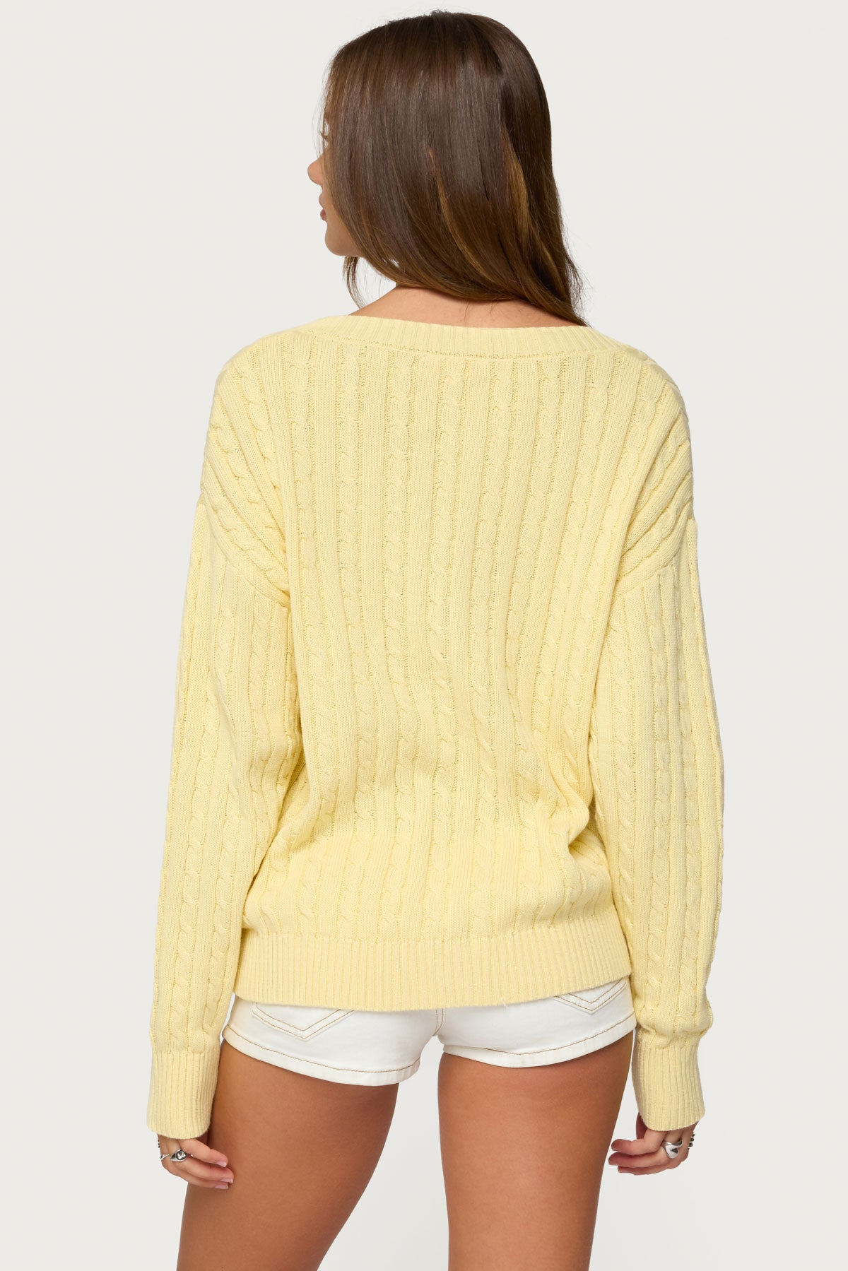 Francine Oversized V Neck Cardigan