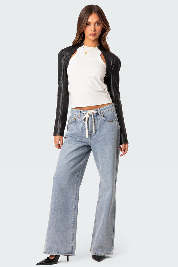 Wynn Low Rise Baggy Jeans view 1
