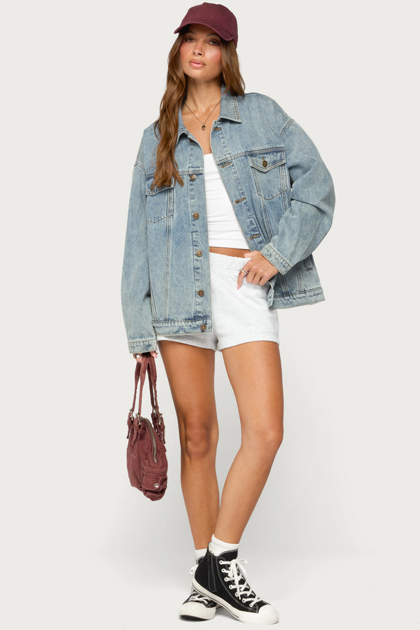 Dalia Oversized Denim Jacket view 2