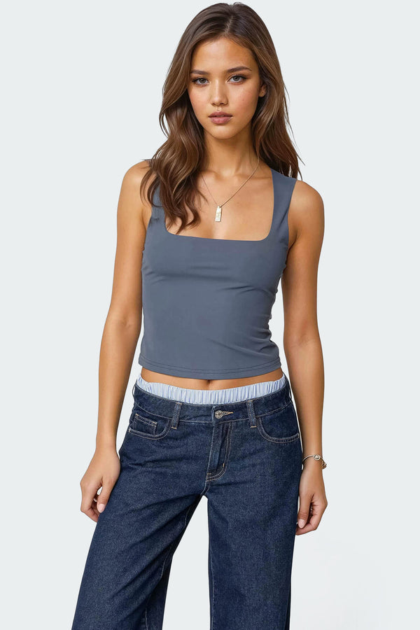 Essy Square Neck Top view 1