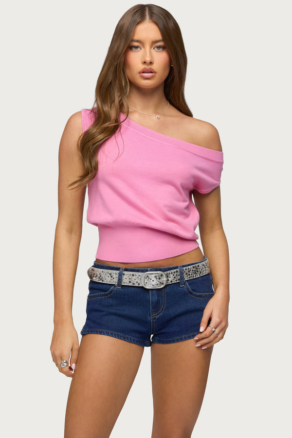 Michaela Off Shoulder Knit Top view 1