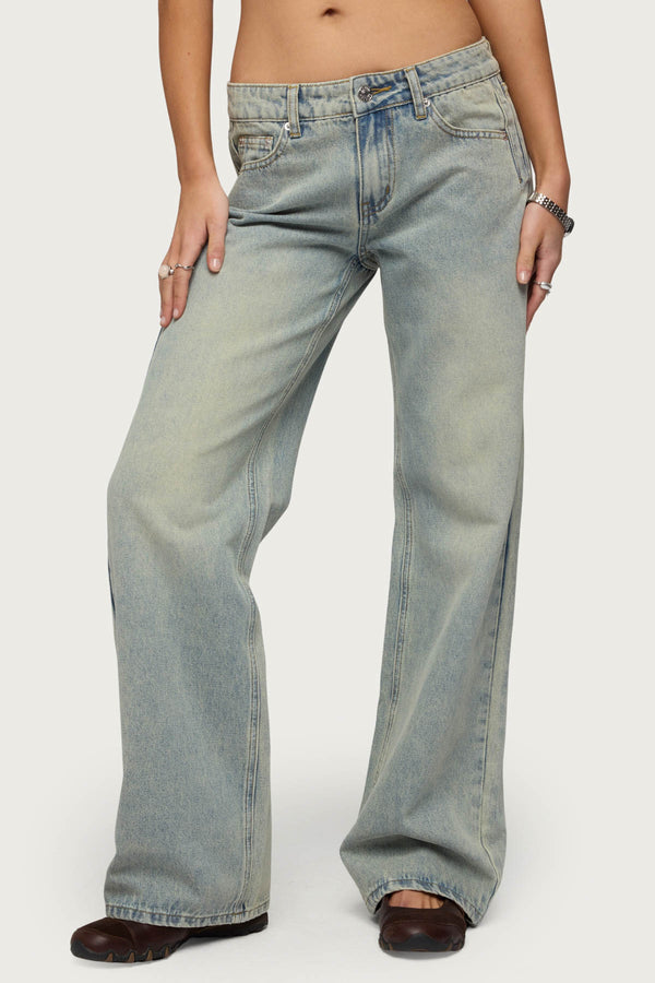Holly Low Rise Straight Leg Jeans view 2