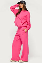 Basic Girl Wide Leg Edikted Sweatpants