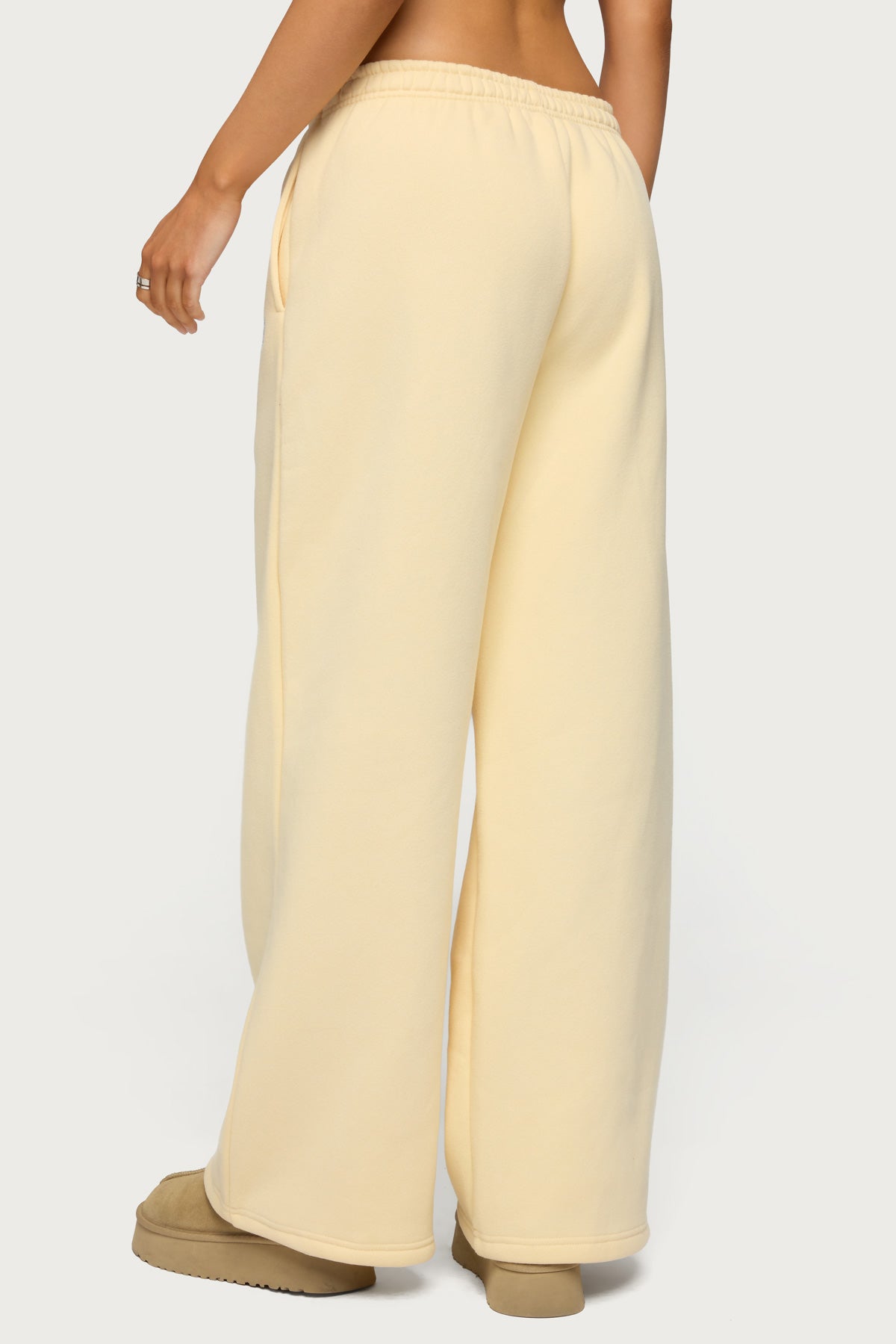Edikted Lover Wide Leg Sweatpants