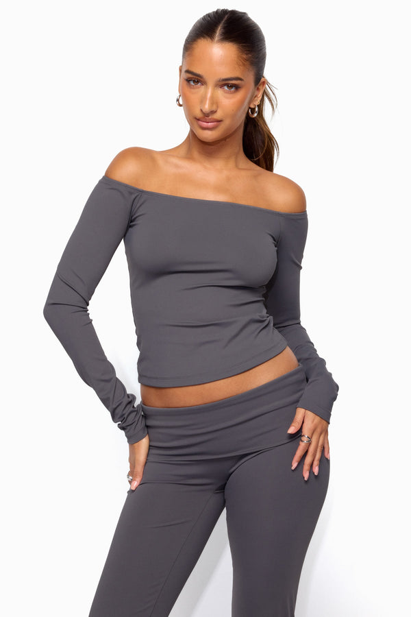Tezia Off Shoulder Long Sleeve Top view 1