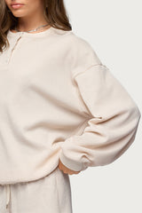 Baila Waffle Henley Top