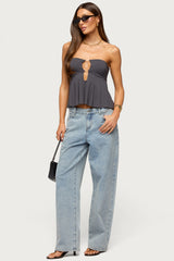 Nikita Strapless Cutout Top