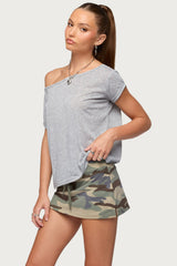 Amora Off Shoulder Sheer Top