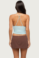 Alitah Bead Textured Tank Top