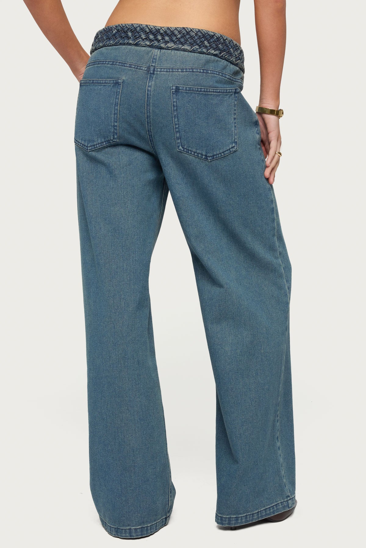 Braidey Low Rise Baggy Jeans