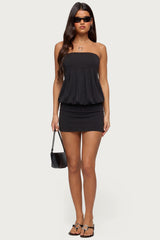Alannah Backless Strapless Mini Dress