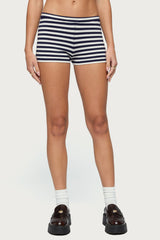 Irena Striped Knit Shorts