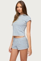 Aubrie Striped T Shirt