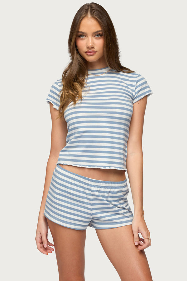 Aubrie Striped T Shirt view 1