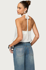 Sheer Built In Bra Bubble Top