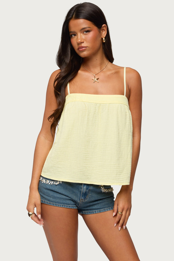 Sapphire Textured Tank Top view 1