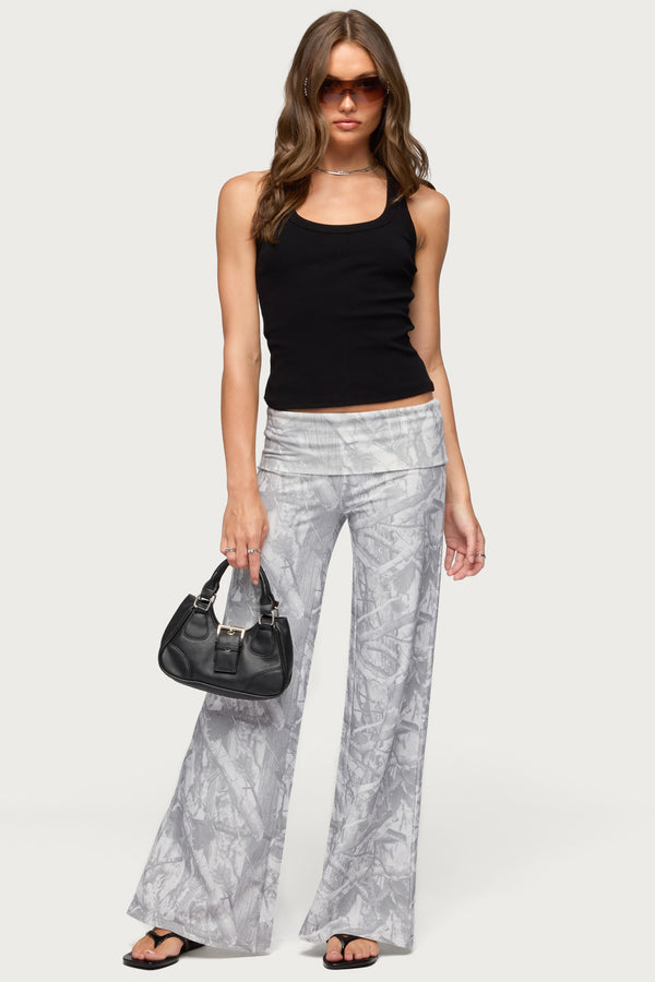 Cammy Wide Leg Foldover Pants view 1