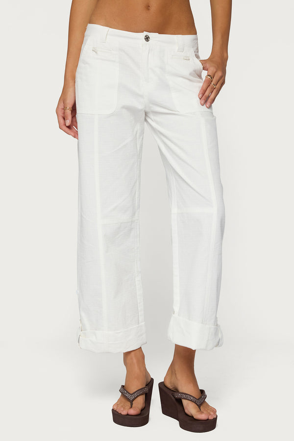 Odettia Sheer Cotton Pants view 2
