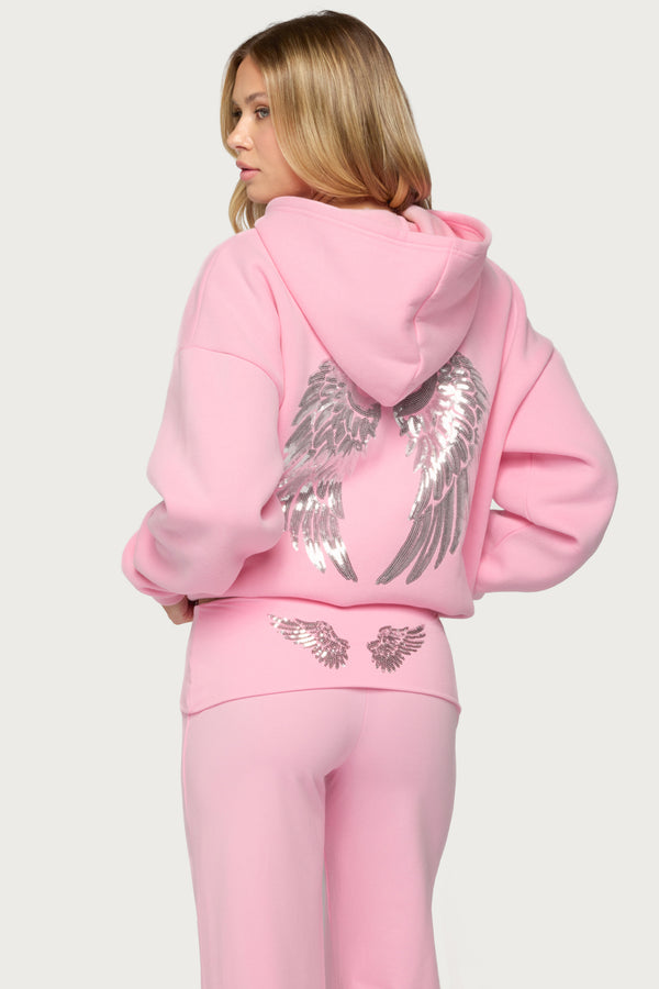 Angel Energy Sequin Hoodie view 1