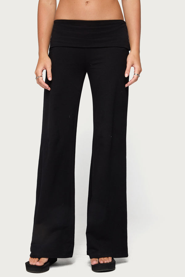 Angel Energy Sequin Foldover Pants view 2