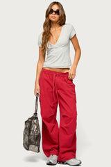 Yannah Striped Layered V Neck Top
