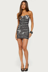Saci Strapless Bandage Mini Dress