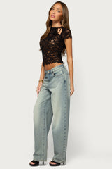 Heidie Low Rise Baggy Jeans
