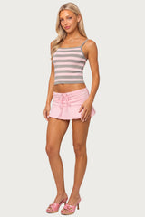 Harla Striped Bandage Top